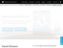 Tablet Screenshot of network-serial-port.com